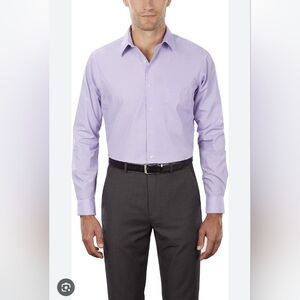Van Heusen Light Purple Dress Shirt